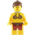 LEGO Princess Leia with Slave Outfit and Yellow Skin Minifigure