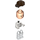 LEGO Prinsessa Leia med Vit Hoth Utstyrsel (Crooked Smile / Rynkad panna) Minifigur