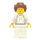 LEGO Prinzessin Leia mit Weiß Outfit und Gelb Kopf Minifigur