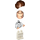 LEGO Princess Leia with White Outfit Minifigure with Detailed Hair