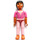 LEGO Prinsessa Paprika med Dark Rosa Topp och Rosa Pants Minifigur