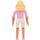 LEGO Princess Rosaline with Pink Top with V-Collar and Rose Pattern and White Shorts Minifigure