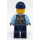 LEGO Prison Polizist mit Dark Blau Kappe Minifigur