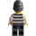 LEGO Prisoner 86753 with Beard and Beanie Minifigure