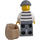 LEGO Prisoner 86753 with Scarred Face, Knitted Cap and Backpack Minifigure