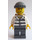 LEGO Prisonnier 86753 avec Scarred Face, Tricoté Casquette et Sac à dos Minifigurine