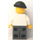 LEGO Vězeň Number 50380 s Gold Zub, Černá Víčko a Dark Stone Grey Nohy Minifigurka