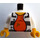 LEGO Prisionero Torso con Stained Naranja Undershirt (973 / 76382)