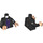 LEGO Professor Severus Snape with Dark Purple Vest and Printed Legs Minifig Torso (973 / 76382)