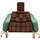 LEGO Professor Sybill Trelawney med Reddish Brun och Sand Grön Robes Minifigur Kropp (973 / 76382)