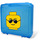 LEGO Project Case Minifigure Head Black Sunglasses Blue with Baseplate (2856205)