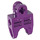 LEGO Purple Ball Connector with Perpendicular Axleholes and Vents and Side Slots (32174)