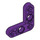 LEGO Purple Beam 3 x 3 x 0.5 Bent 90 Degrees L Shape (32056 / 59605)