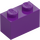 LEGO Morado Ladrillo 1 x 2 con tubo inferior (3004 / 93792)