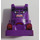 LEGO Purple Brick 2 x 2 with Warrior Racer Figure (30599)