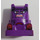 LEGO Purple Brick 2 x 2 with Warrior Racer Figure (30599 / 40831)