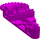 LEGO Purple Gear Half with Beam 2 (32166)