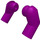 LEGO Purple Minifigure Arms (Left and Right Pair)
