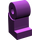 LEGO Purple Minifigure Leg, Left (3817)