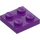 LEGO Purple Plate 2 x 2 (3022 / 94148)