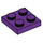 LEGO Paars Plaat 2 x 2 (3022 / 94148)