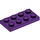 LEGO Violet assiette 2 x 4 (3020)