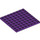 LEGO Violet assiette 8 x 8 (41539 / 42534)