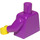 LEGO Morado Quirrell Torso con Morado Brazos y Amarillo Manos (973 / 73403)