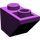 LEGO Violet Pente 1 x 2 (45°) Inversé (3665)