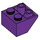 LEGO Paars Helling 2 x 2 (45°) Omgekeerd met platte afstandsring eronder (3660)