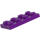 LEGO Purple Technic Plate 2 x 4 with Holes (3709)