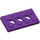 LEGO Purple Technic Plate 2 x 4 with Holes (3709)