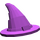 LEGO Violet Wizard Chapeau avec surface lisse (6131)