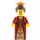 LEGO Queen avec Rouge Robe et couronner Minifigurine