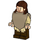 LEGO Qui-Gon Jinn with Poncho and Gray in Beard Minifigure