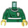 LEGO Quidditch Uniform Torso mit Green Arme und Gelb Hände (973)