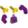 LEGO Quirrell Torso with Purple Arms and Yellow Hands (973 / 73403)