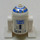 LEGO R2-D2 Minifigur mit weißem Kopf