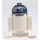 LEGO R2-D2 mit Flach Silber Kopf und Dark Rosa Dots Minifigur