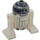 LEGO R2-D2 with Flat Silver Head and Dark Pink Dots with Printed Back Minifigure