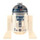 LEGO R2-D2 met Plat Zilver Hoofd Minifiguur met rode stippen