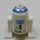 LEGO R2-D2 med Vit Huvud Minifigur