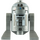 LEGO R2-Q2 with Flat Silver Body Minifigure