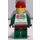 LEGO Race Auto mechanic in Octan logo suit met Rood Pet minifiguur