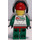 LEGO Race Voiture Mécanicien dans Octan Costume avec Rouge Casquette, Casque anti-bruit Minifigurine