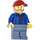 LEGO Race Marshall with Gray Beard and Red Cap Minifigure