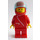 LEGO Racer jossa Punainen Zipper Minihahmo