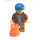 LEGO Rafter v Tmavě červená Bunda Minifigurka