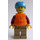 LEGO Rafter v Tmavě červená Bunda Minifigurka