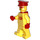 LEGO Railway Employee Lego Loco 1, Rot Plastik Umhang Minifigur